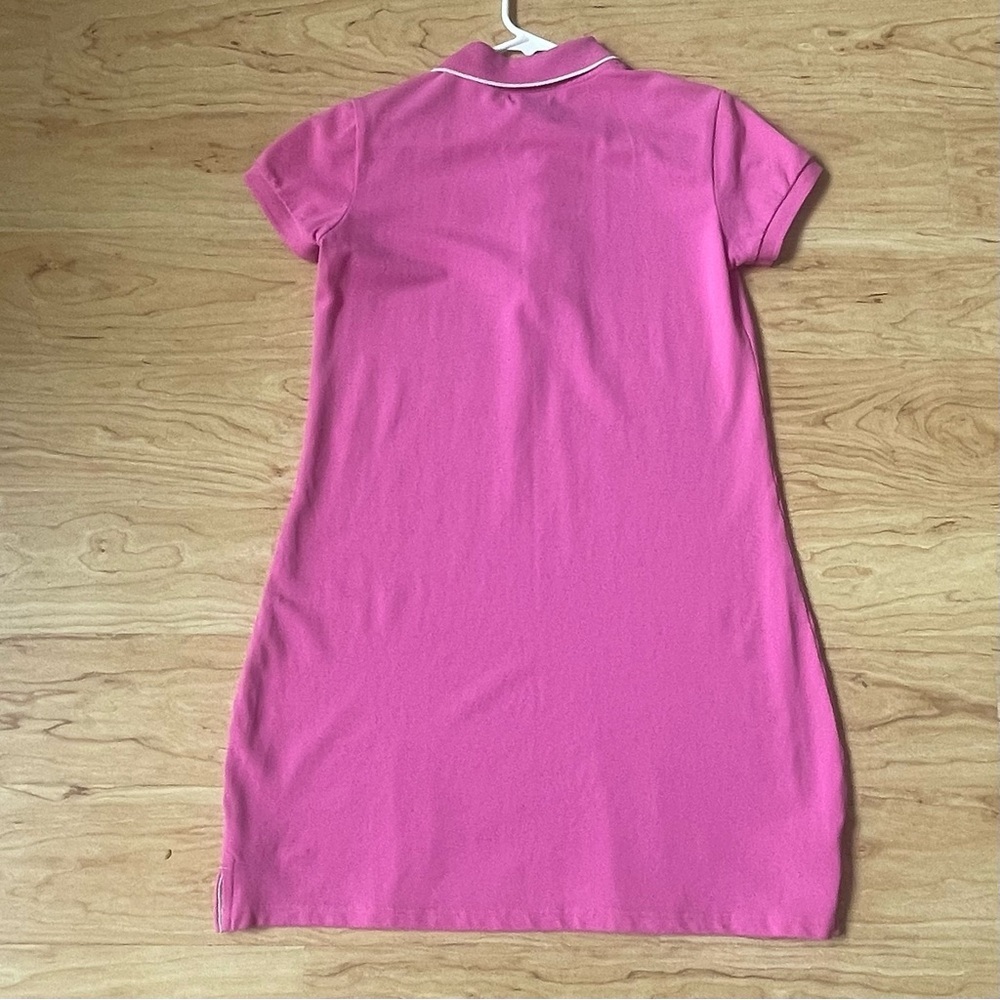 Pink U.S. Polo Assn. polo dress Silver Line Tag Woman’s Medium Great Condition - Picture 3 of 8
